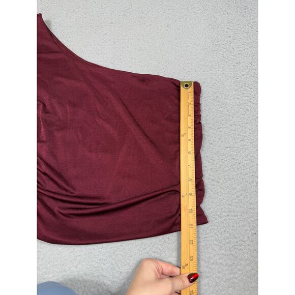 Green Envelope Womens Size M One Sleeve Top NWT - Picture 6 of 7